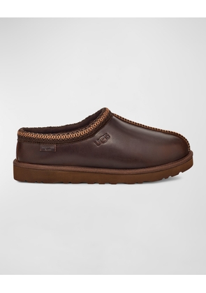 Men's Tasman Leather Winter Mule Slippers