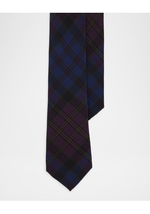 Men's Plaid Silk Tie