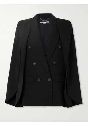 Stella McCartney - Cape-effect Wool-blend Twill Blazer - Black - IT34,IT36,IT38,IT40,IT42,IT44,IT46,IT48,IT50