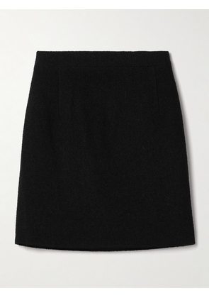 Alessandra Rich - Wool-blend Tweed Mini Skirt - Black - IT36,IT38,IT40,IT42,IT44