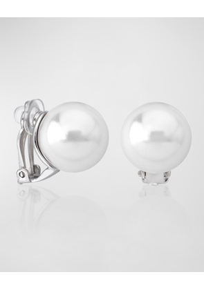 Lyra Pearl Clip Earrings