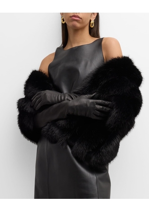 Lush Faux Fur Shoulder Wrap