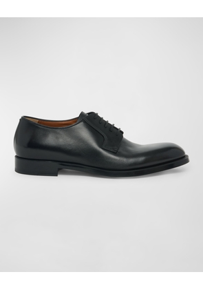 Men's Leather Lace-Up Derby Loafers