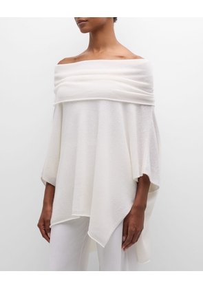 Cashmere Cowl-Neck Tunic