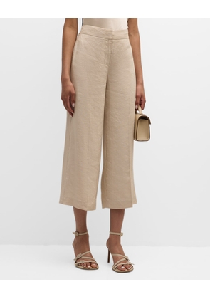 Brent Cropped Straight-Leg Pants