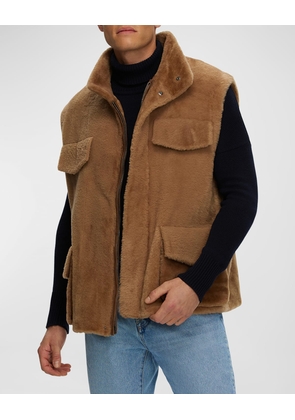 Men's Sheared Shearling Vest