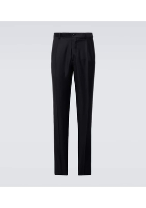 Giorgio Armani Wool and cashmere slim pants