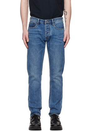 Emporio Armani Blue Five-Pocket Jeans