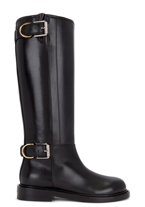 Givenchy Voyou Flat Boot in Black - Black. Size 36 (also in 36.5, 37.5, 38.5, 40, 41).