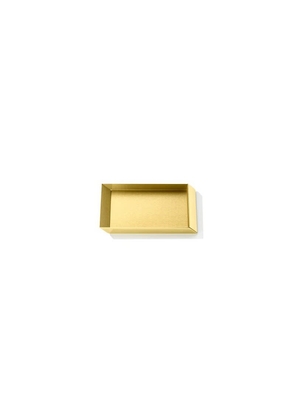 Ghidini 1961 Axonometry - Rectangular Small Tray Polished Brass