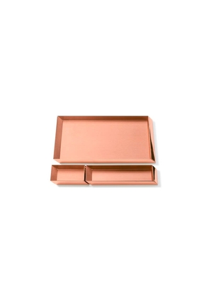 Ghidini 1961 Axonometry - Desk Trays Set Rose Gold