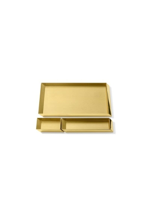 Ghidini 1961 Axonometry - Desk Trays Set Polished Brass