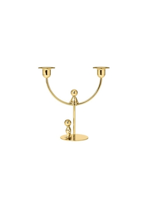 Ghidini 1961 Omini - The Thinker Walkman Candlestick Polished Brass