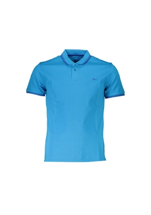 Chic Light Blue Cotton Polo - S