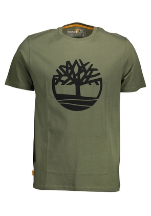 Timberland Green Organic Cotton Tee with Signature Logo - S