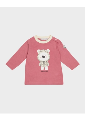 Bear Graphic Logo-Print T-Shirt, Size 6M-3