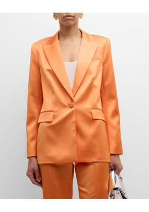 Two-Tone Single-Button Jacket