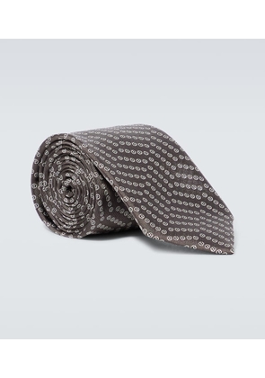 Giorgio Armani Logo silk tie