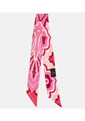 Etro Printed silk scarf