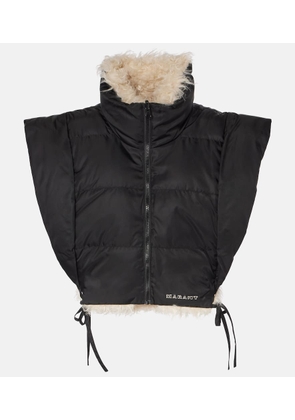 Marant Etoile Faux shearling-trimmed vest