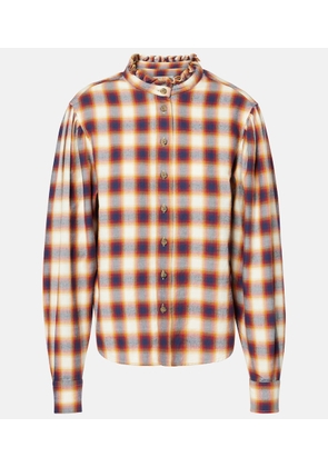 Marant Etoile Janci checked cotton shirt