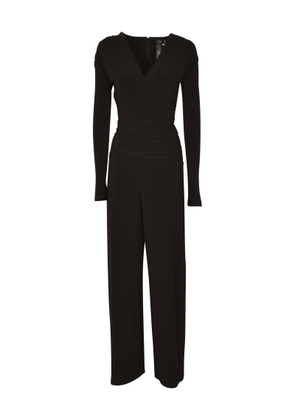 Norma Kamali Rear Zip V-neck Bodysuit