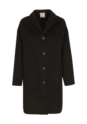 Kiltie Buttoned Long Coat