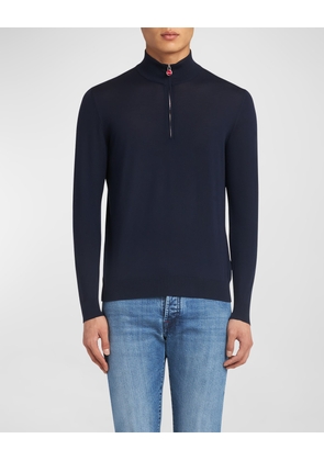 Men's Half-Zip Wool Sweatshirt