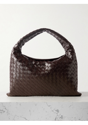 Bottega Veneta - Hop Small Intrecciato Leather Tote - Brown - One size