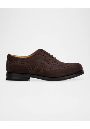 Men's Amersham Wingtip Brogue Suede Oxfords