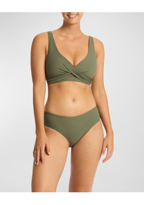 Cross-Front Multifit Bikini Top