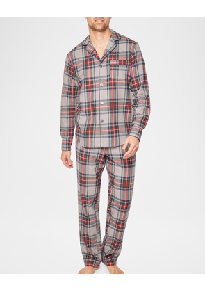 Men's Westminster Tartan Long Cotton Pajama Set