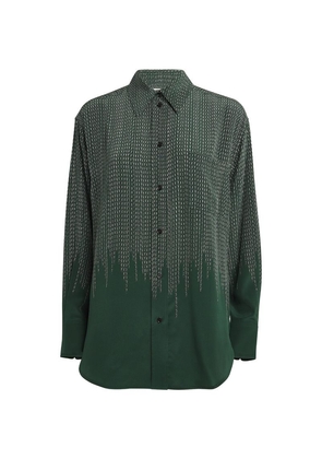 Victoria Beckham Silk Chain Print Pyjama Shirt