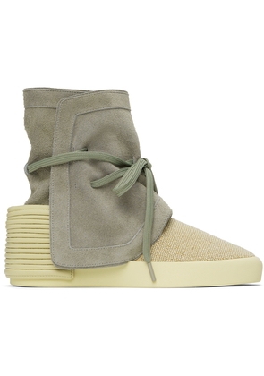 Fear of God Gray Moc High Sneakers