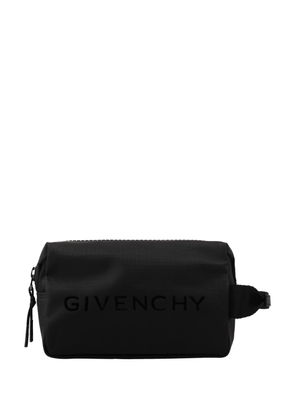 Givenchy G-zip Beauty Case In Black 4g Nylon