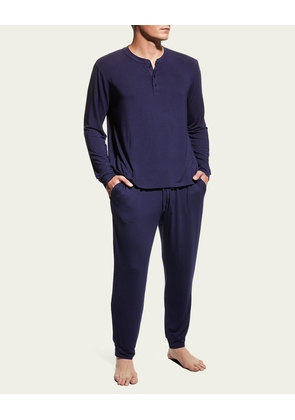 Men's Henry Long-Sleeve Pajama Set