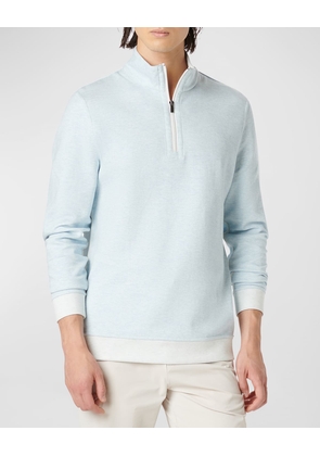 Men's Knit Quarter-Zip Sweater