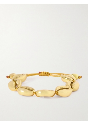 TOHUM - Large Gold-plated Shell Bracelet - One size