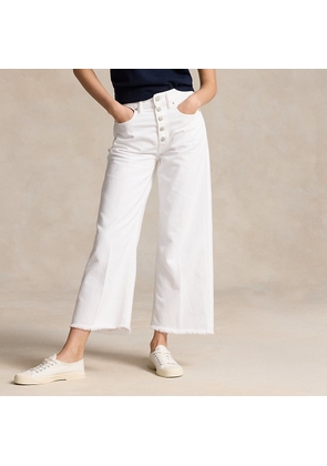 High-Rise Wide-Leg Crop Jean