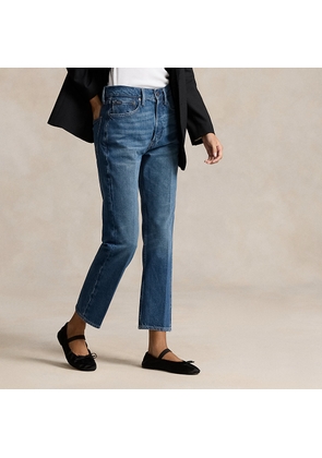 High-Rise Relaxed Straight Crop Jean