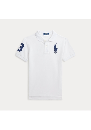 Slim Fit Cotton Mesh Polo