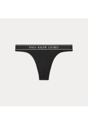 Repeat-Logo Low-Rise Thong