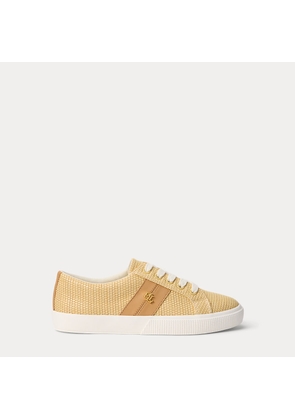 Janson II Straw & Leather Trainer