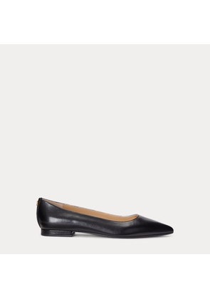 Londyn Burnished Leather Ballet Flat