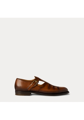 Burnished Calfskin Fisherman Sandal