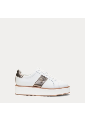 Amelia Nappa Leather Platform Trainer