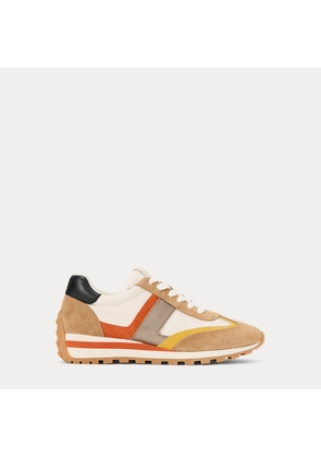 Dani Colour-Blocked Suede Trainer