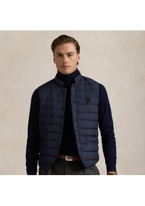 Quilted Down Notch-Lapel Gilet