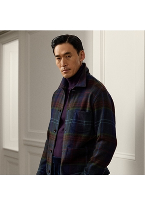 Burnham Hand-Tailored Plaid Wool Jacket