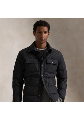 Quilted Down Shirt Jacket